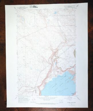 Barker Canyon Washington USGS 7.5-Min Topo Map 1971 Vintage