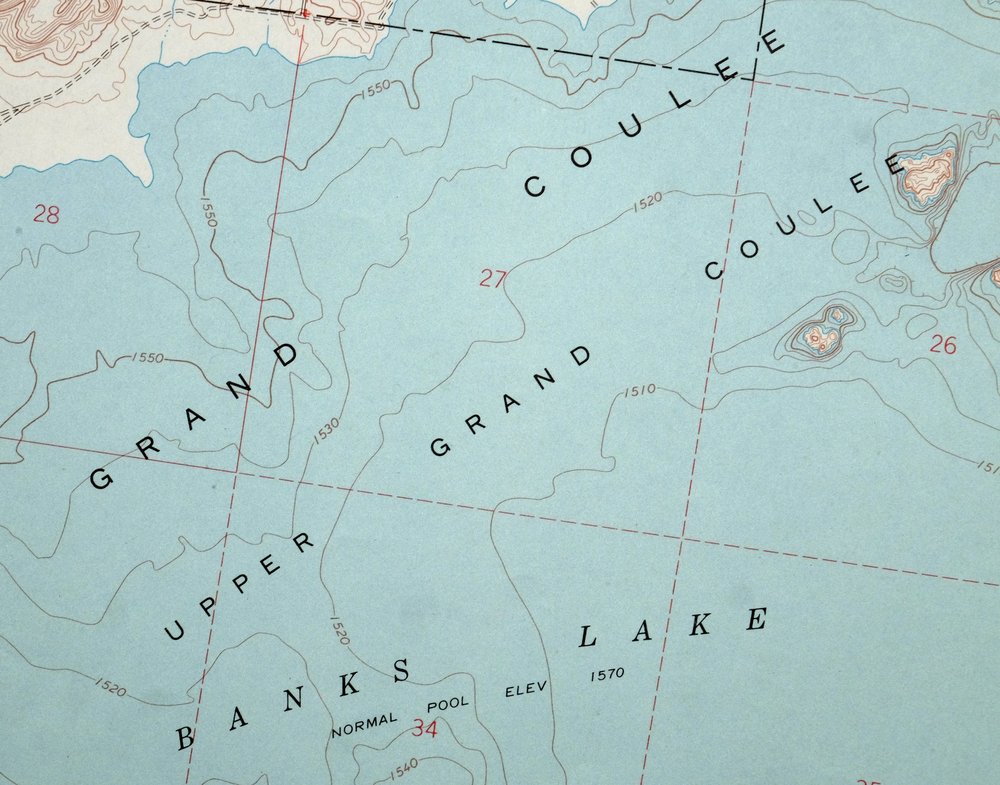 Barker Canyon Washington USGS 7.5-Min Topo Map 1971 Vintage - Image 3