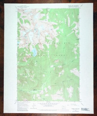 Blanca Lake Washington USGS 7.5-Min Topo Map 1982 Vintage