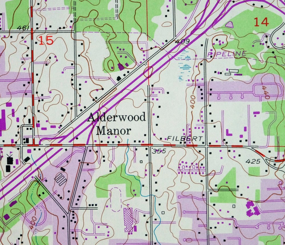 Edmonds East Washington Shoreline Brier USGS Topo Map 1976 - Image 4