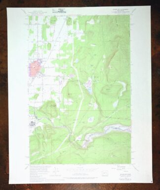 Enumclaw Washington Buckley Upper Mill USGS Topo Map 1976