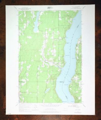 Olalla Washington Vashon USGS 7.5-Min Topo Map 1975 Vintage
