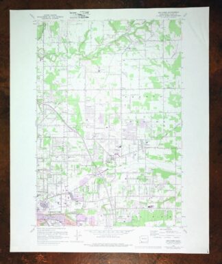 Orchards Washington Vancouver Minnehaha USGS Topo Map 1977