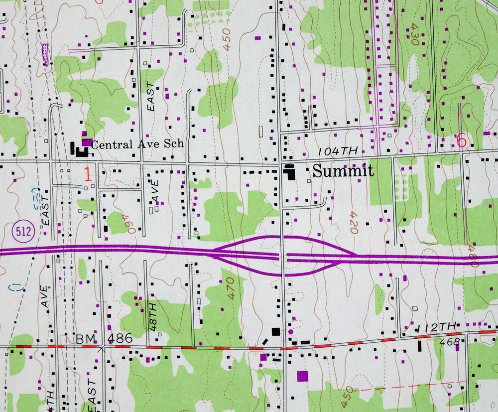 Puyallup Washington Tacoma Waller USGS Topographic Map 1976 - Image 5