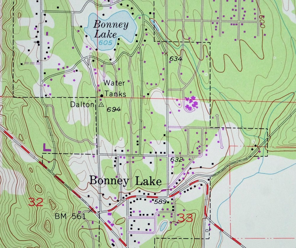 Sumner Washington South Hill Auburn USGS Topo Map 1976 - Image 6