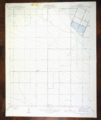 Englebrecht Ranch California Cantua Creek USGS Topo Map 1947