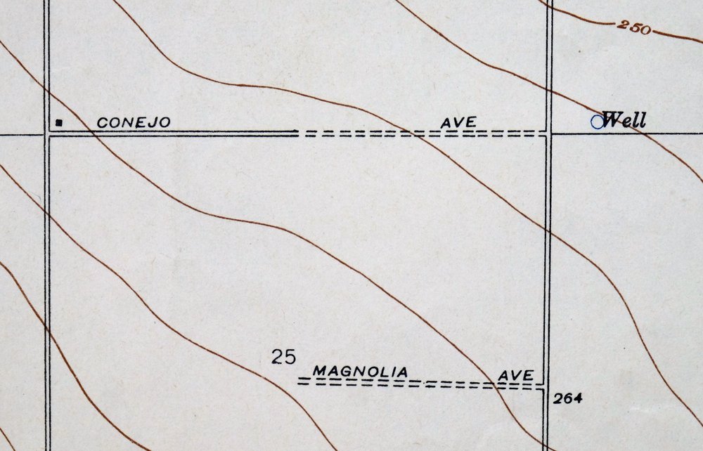 Englebrecht Ranch California Cantua Creek USGS Topo Map 1947 - Image 2