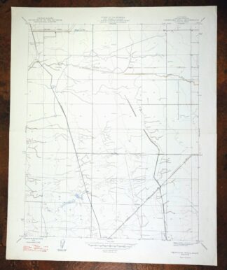 Kentucky Well California USGS 7.5-Min Topo Map 1948 Vintage