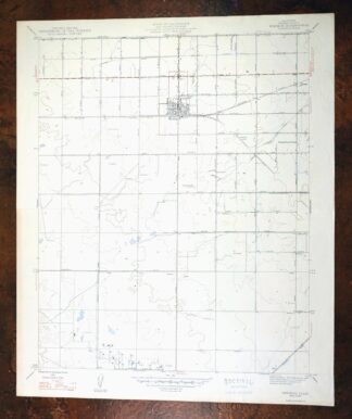 Kerman California Madera Avenue USGS Topographic Map 1947