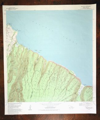Honokane Hawaii Niulii USGS 7.5-Min Topo Map 1984 Vintage