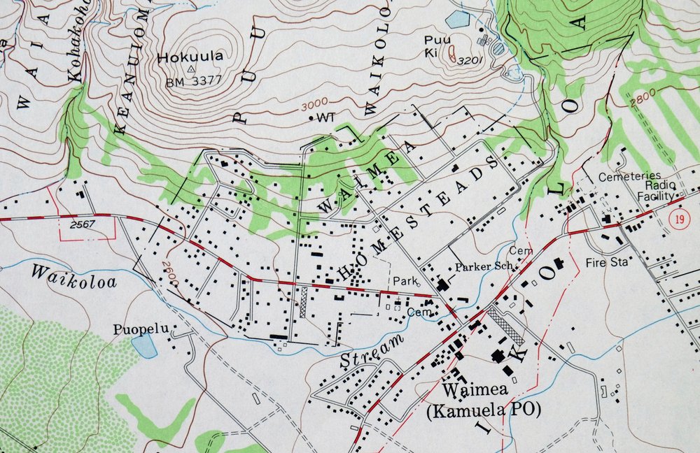 Kamuela Hawaii Waimea Kohala Forest USGS Topo Map 1982 - Image 4