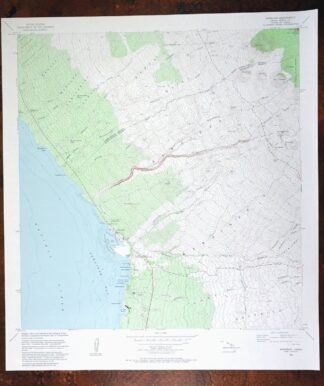 Kawaihae Hawaii Kaunaoa Beach Kohala Kai USGS Topo Map 1982