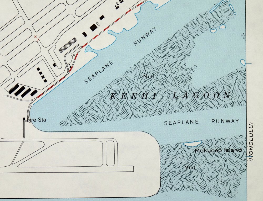 Pearl Harbor Hawaii Waipahu Halawa USGS Topographic Map 1984 - Image 4