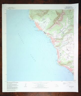 Waianae Hawaii Nanakuli Makaha USGS Topo Map 1984 Vintage