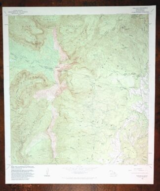 Waialeale Hawaii USGS 7.5-Min Topographic Map 1984 Vintage