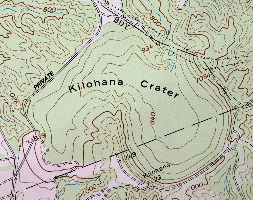 Waialeale Hawaii USGS 7.5-Min Topographic Map 1984 Vintage - Image 5