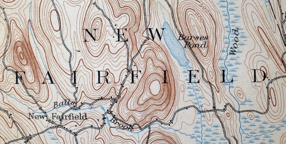 Danbury Connecticut Trumbull Bethel USGS Topo Map 1899 - Image 2