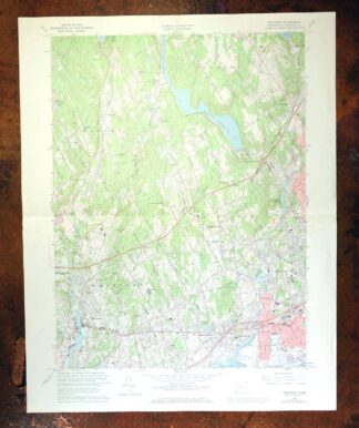Westport Connecticut Fairfield USGS Topographic Map 1973