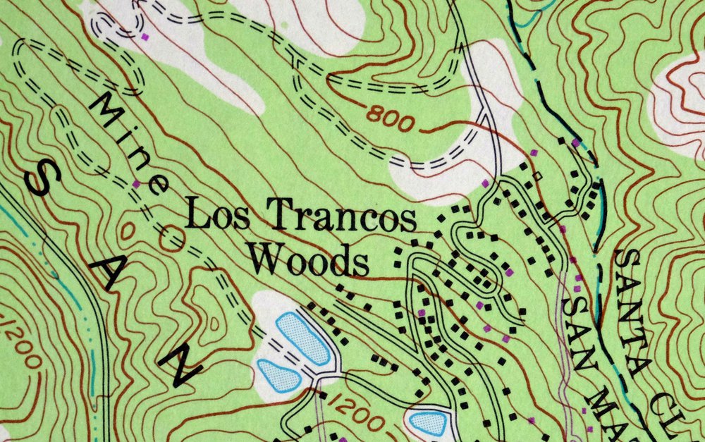 Mindego Hill California Palo Alto USGS Topo Map 1980 Vintage - Image 3