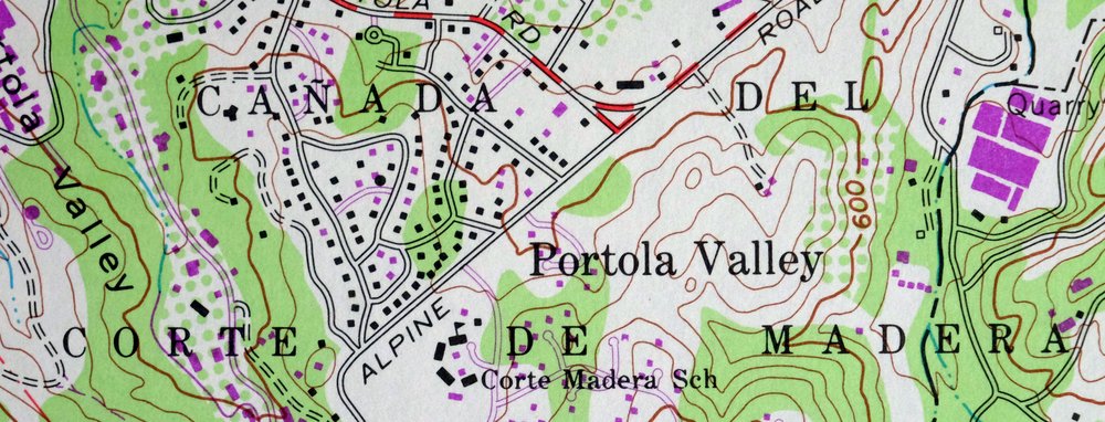 Mindego Hill California Palo Alto USGS Topo Map 1980 Vintage - Image 6