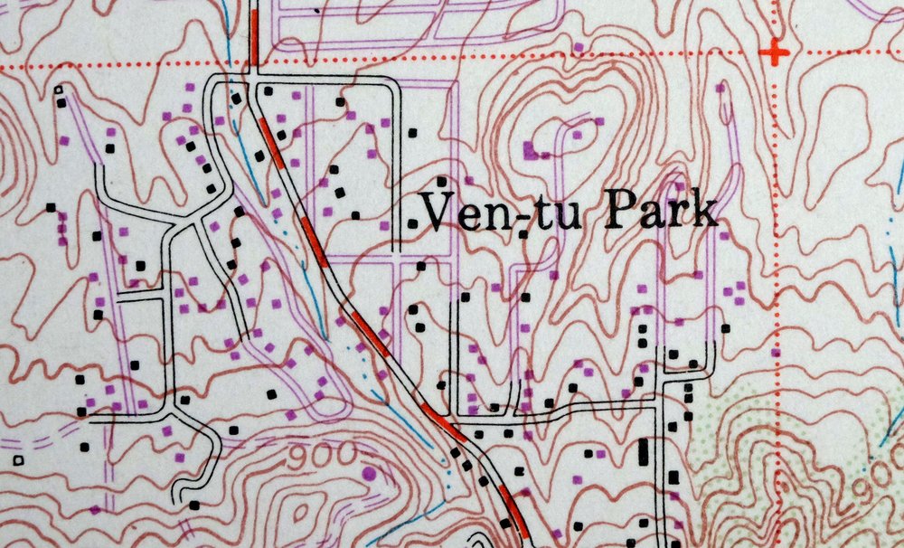 Newbury Park California Camarillo USGS Topographic Map 1972 - Image 3