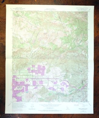 Santa Susana California Brandeis USGS Topographic Map 1970