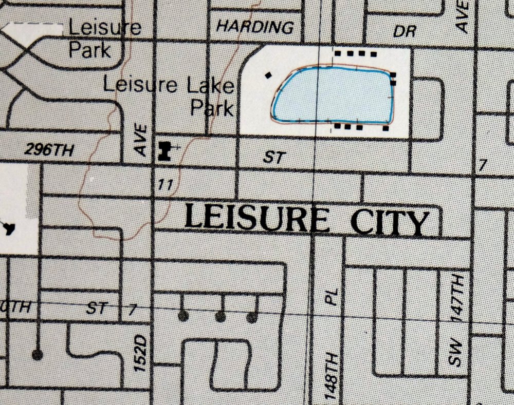 Homestead Florida Leisure City USGS Topo Map 1988 Vintage - Image 3
