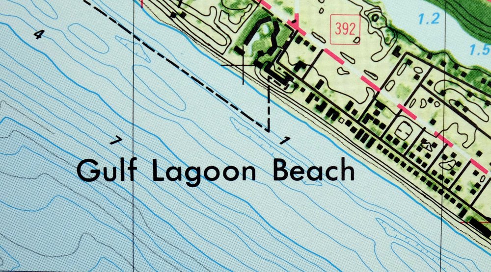 Panama City Beach Florida Woodlawn USGS Topographic Map 1984 - Image 5