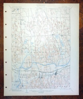 Weedsport New York Port Byron Cato USGS 15-Min Topo Map 1905