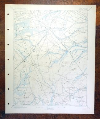 Whiting New Jersey Barnegat Toms River USGS Topo Map 1907