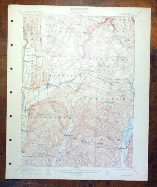 Winfield New York Ilion Clayville USGS Topographic Map 1913