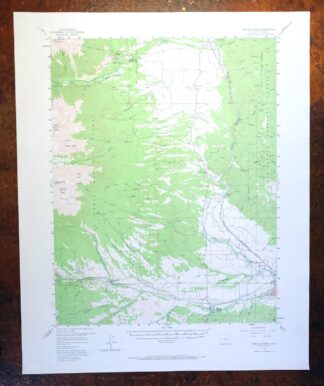 Poncha Springs Colorado Salida Nathrop USGS Topo Map 1970