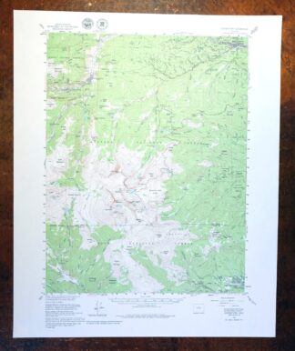 Georgetown Colorado Idaho Springs USGS Topo Map 1980 Vintage