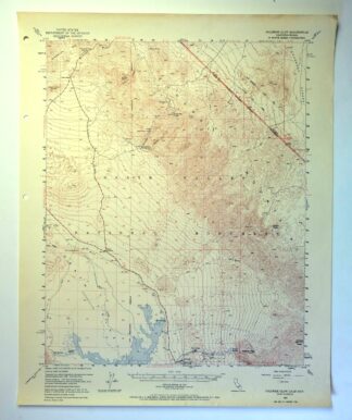 Chloride Cliff California Furnace Creek USGS Topo Map 1967