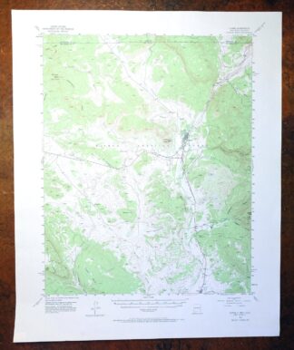 Chama New Mexico Brazos Tierra Amarilla USGS Topo Map 1973