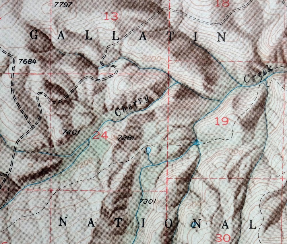 Ennis Montana McAllister Jeffers USGS Topo Map 1969 Vintage - Image 5