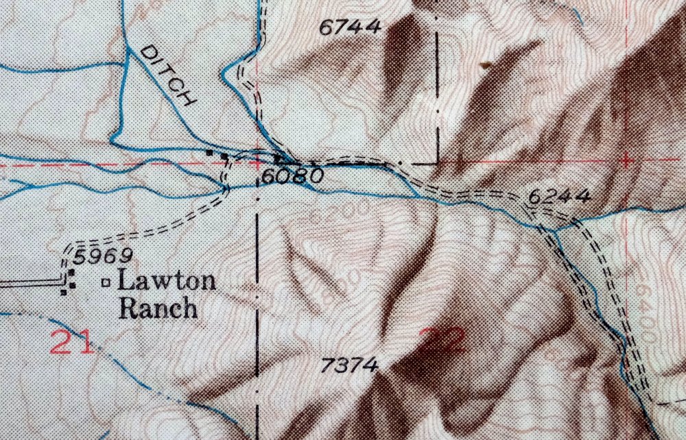 Ennis Montana McAllister Jeffers USGS Topo Map 1969 Vintage - Image 2