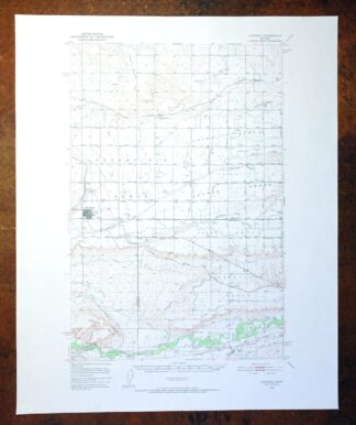 Fairfield Montana Simms Fort Shaw USGS Topo Map 1952 Vintage