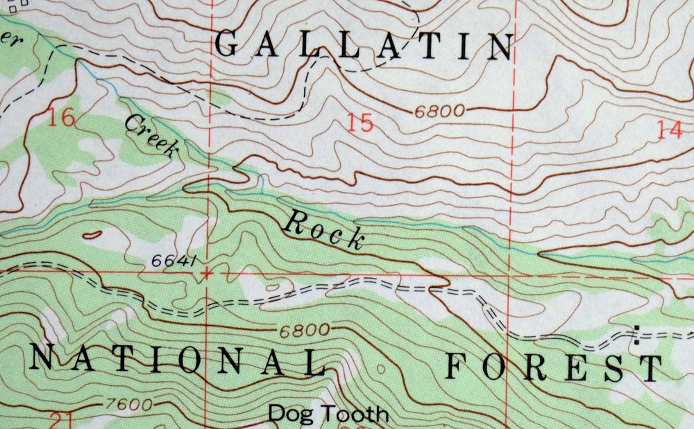 Miner Montana Gardiner Corwin Springs USGS Topo Map 1983 - Image 2