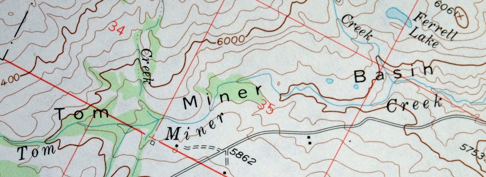 Miner Montana Gardiner Corwin Springs USGS Topo Map 1983 - Image 4