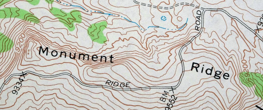 Monument Ridge Montana USGS 15-Min Topo Map 1975 Vintage - Image 2