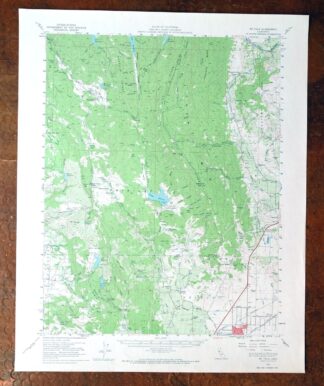 Mount Vaca California Fairfield Vacaville USGS Topo Map 1967