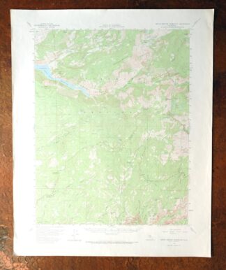 Hetch Hetchy Reservoir California USGS Topo Map 1973 Vintage