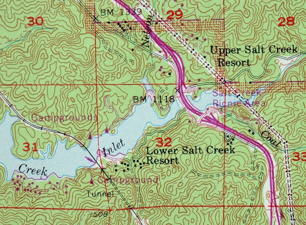 Lamoine California Shasta Lake USGS Topo Map 1974 Vintage - Image 4
