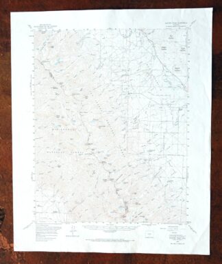 Electric Peak Colorado Sangre de Cristo USGS Topo Map 1974