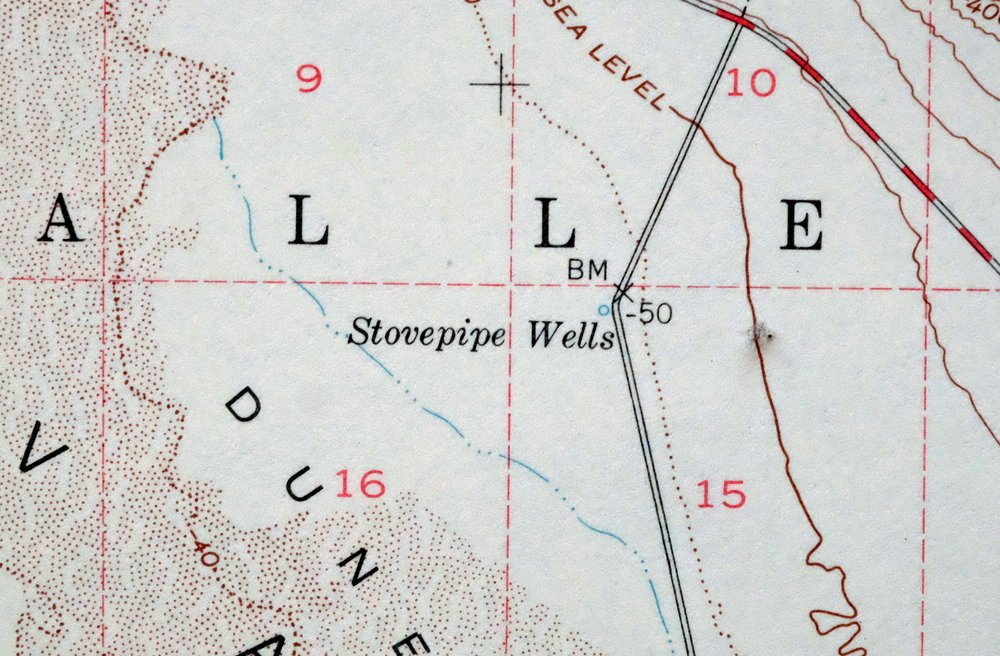 Stovepipe Wells California USGS 15-Min Topo Map 1969 Vintage - Image 4