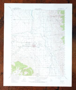 Bishop California West Bishop Laws USGS Topographic Map 1969