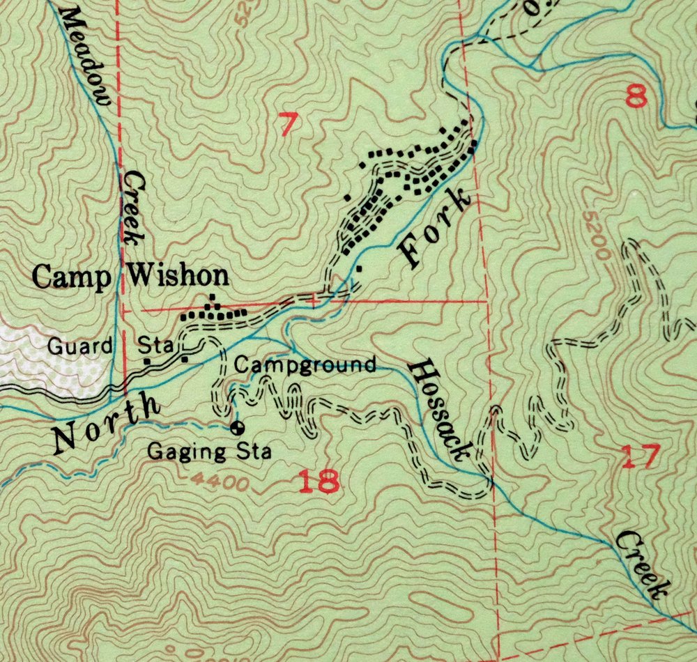 Camp Nelson California USGS 15-Min Topo Map 1977 Vintage - Image 4