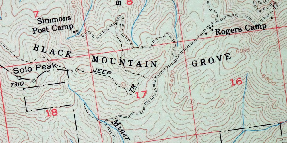 Camp Nelson California USGS 15-Min Topo Map 1977 Vintage - Image 5