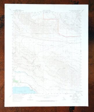 Cottonwood Spring California USGS Topo Map 1973 Vintage
